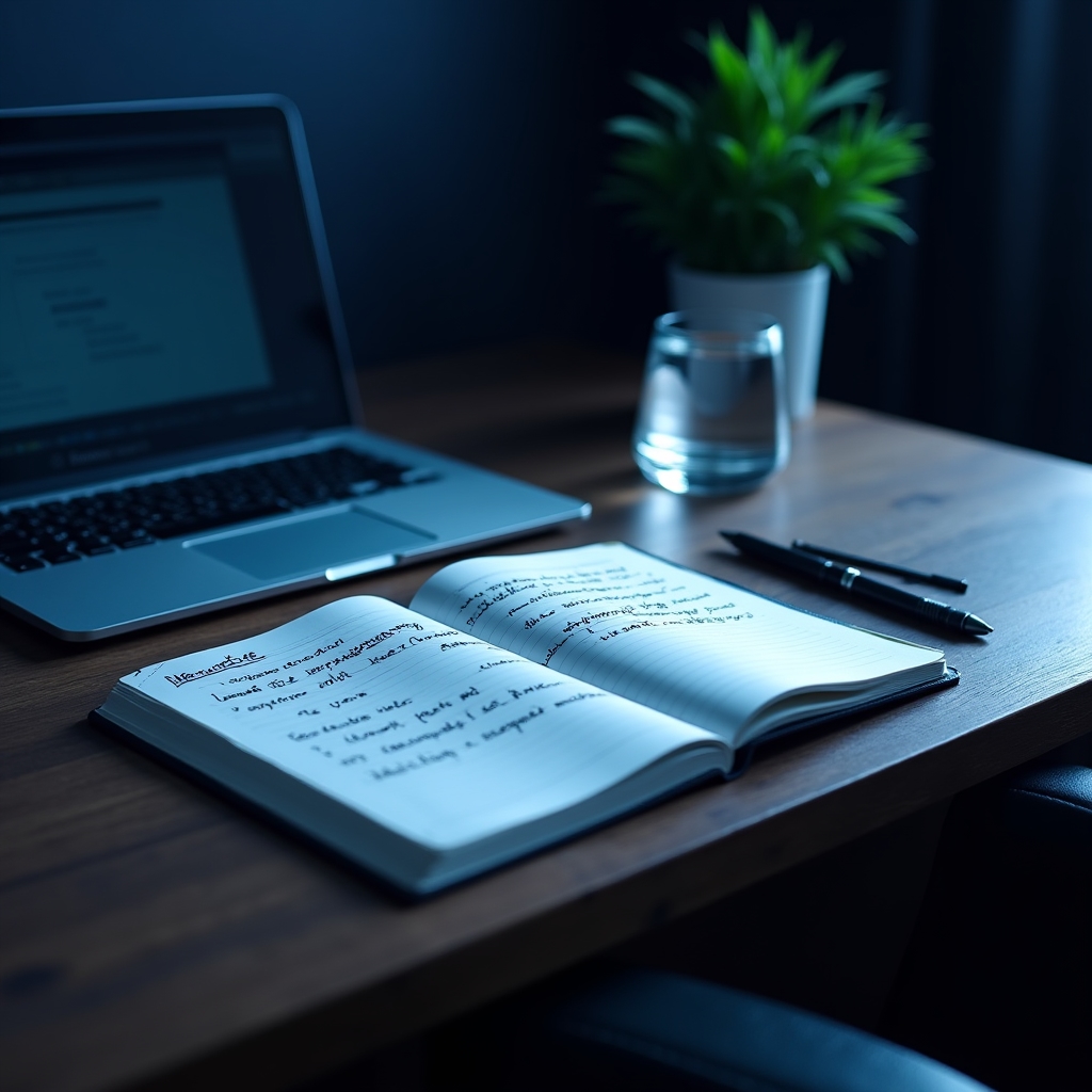 Clean desk with documents representing independence and transparency in review process